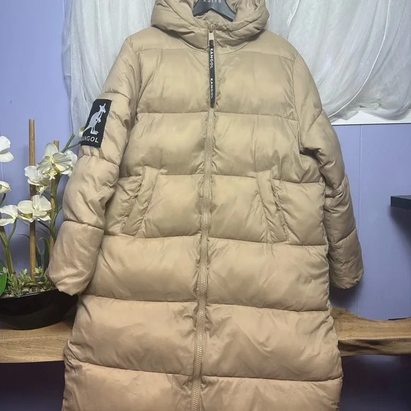 Kangol x H&M Tan Puffer Coat - Picture 5 of 14